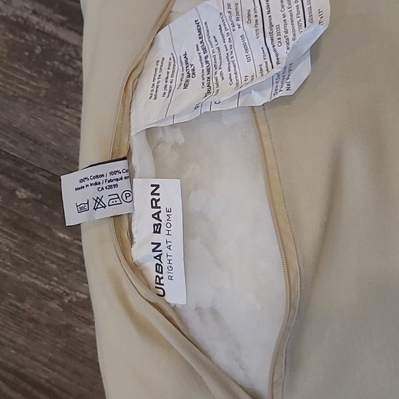 Urban Barn 16"🦋 Canvas Butterfly🦋 covers and pillow inserts set of 2 - Picture 4 of 5